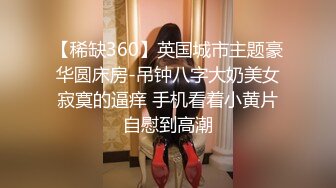 【稀缺360】英国城市主题豪华圆床房-吊钟八字大奶美女寂寞的逼痒 手机看着小黄片自慰到高潮