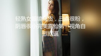 轻熟女眼镜骚货，三点很粉，阴唇很小完美露脸第一视角自慰抠逼