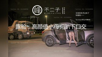 露脸，高颜值小母狗趴下口交